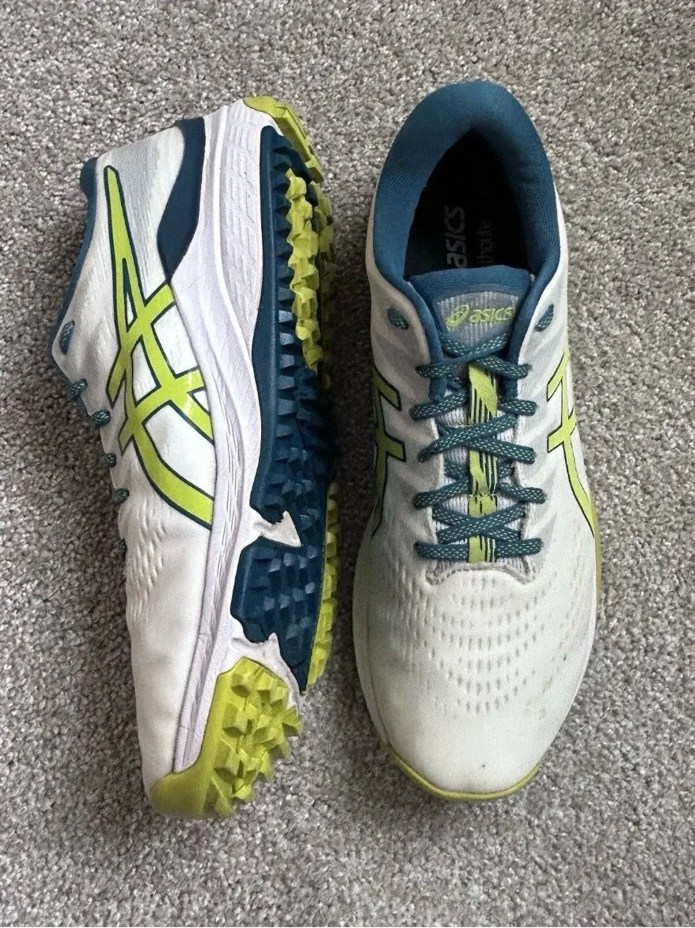 ASICS GEL-Kayano Ace Spikeless Size 11 Golf Shoes Men's White/Neon Lime 1111A209